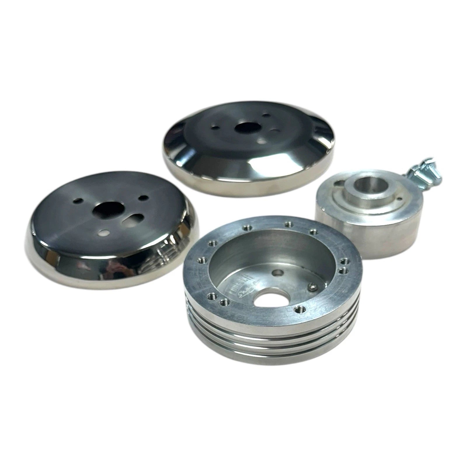 Steering Wheel Hub Adapter 5 Bolt Polished for 1983 Ford Mustang (1983–1983)
