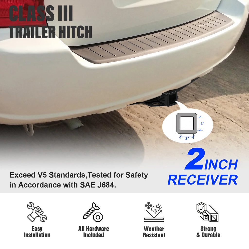 2 Inch Trailer Towing Hitch for Toyota Highlander (2004-2007)