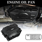 Engine Oil Pan for Dodge Challenger 2009-2010 - No.52852912AA/52852912AC Black