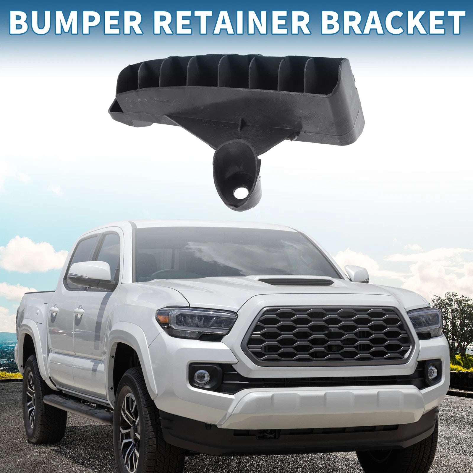 Left Rear Bumper Retainer Bracket No. 5215648020 for Toyota Highlander (2008–2011)