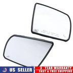 Pair Door Mirror Glass for Toyota Tundra (2014–2021) Heated, Blind Spot Detection