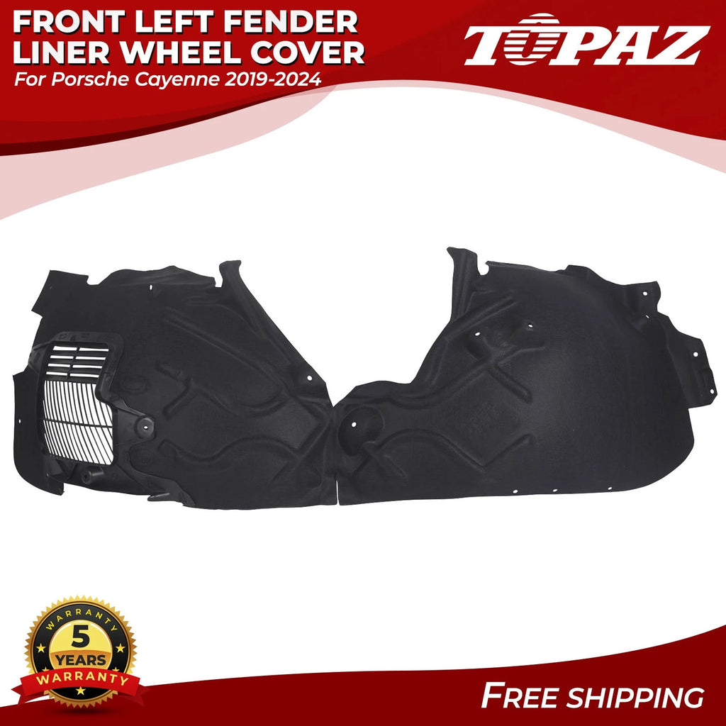 Front Left Fender Liner for Porsche Cayenne (2019–2024)