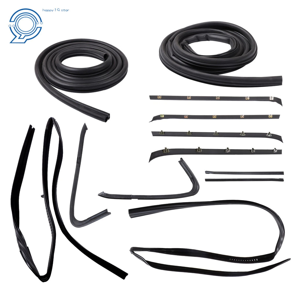 Door Weatherstrip Rubber Seal Kit for Chevy GMC Pickup Truck (1973–1980)