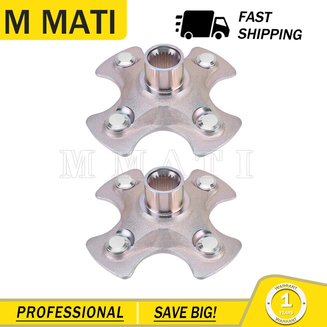 2x Rear Wheel Hubs for Honda Rancher 420 TRX420FA/FA5/FA6 (2009–2024)