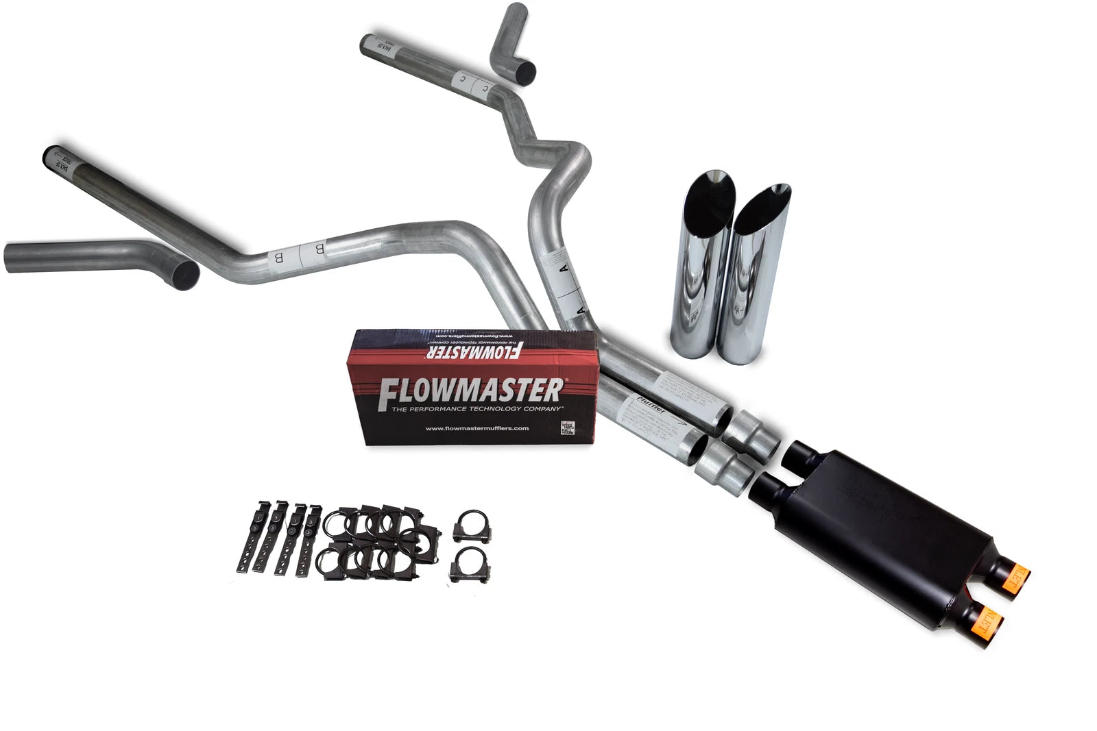 Flowmaster Super 40 Dual Exhaust for 00-06 Chevy GMC 2500 (2000–2006)