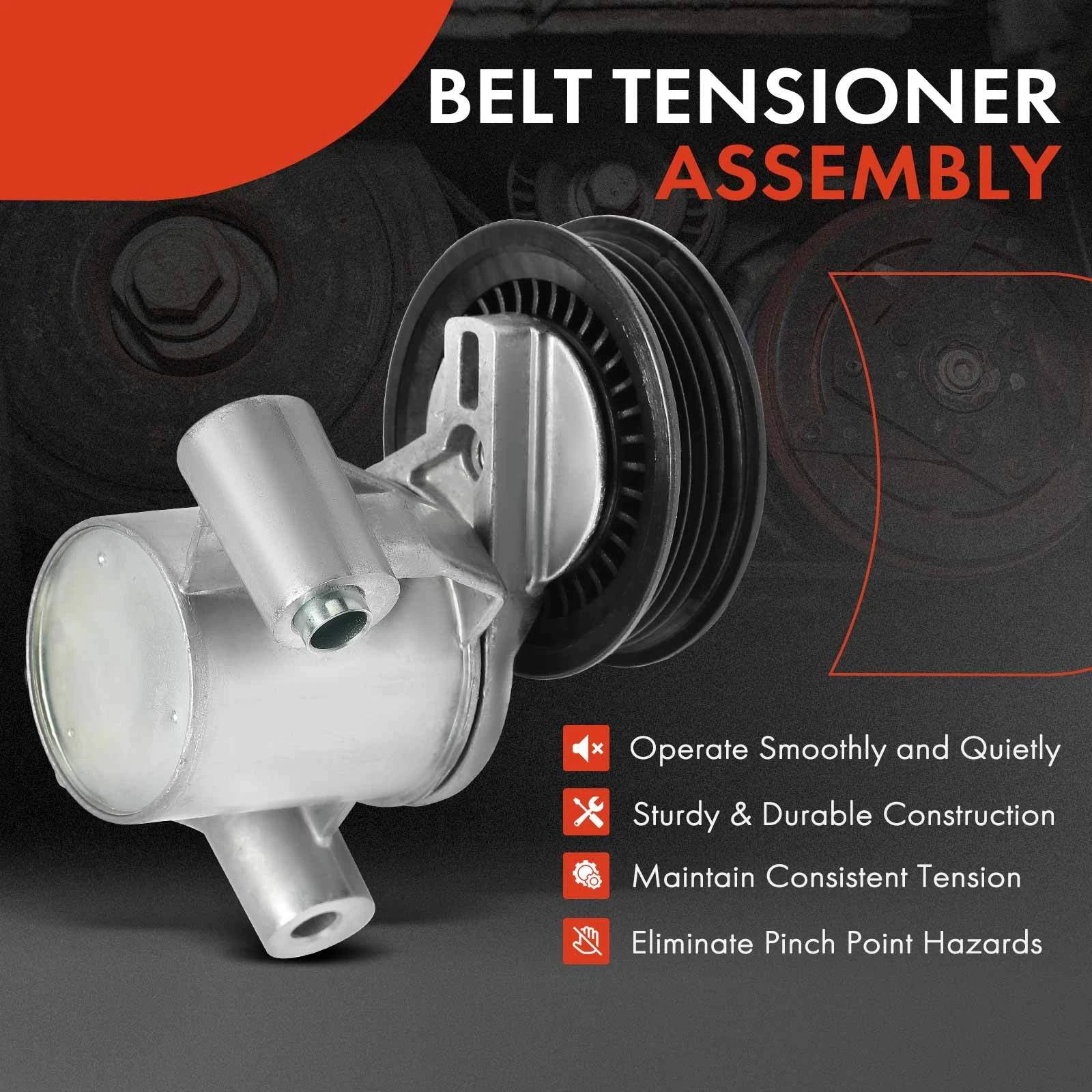 Belt Tensioner with Pulley for Ford Focus (2012–2018) EcoSport (2018–2021)