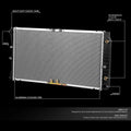 Factory Style Aluminum Radiator for Impala Fleetwood 1994–1996 (1516)