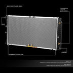 Factory Style Aluminum Radiator for Impala Fleetwood 1994–1996 (1516)