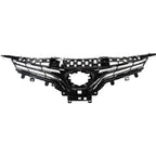 Front Upper & Lower Bumper Grilles for Toyota Camry (2018–2020) Black
