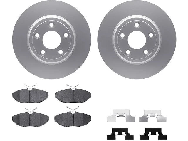 Rear Brake Pad and Rotor Kit for Jaguar Vanden Plas (2004) XD279XV