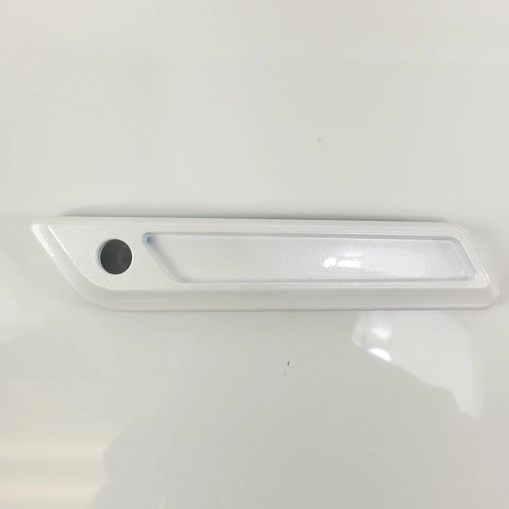 Left Saddlebag Latch FacePlate for Harley Road King Special (2024) - Onyx White Pearl