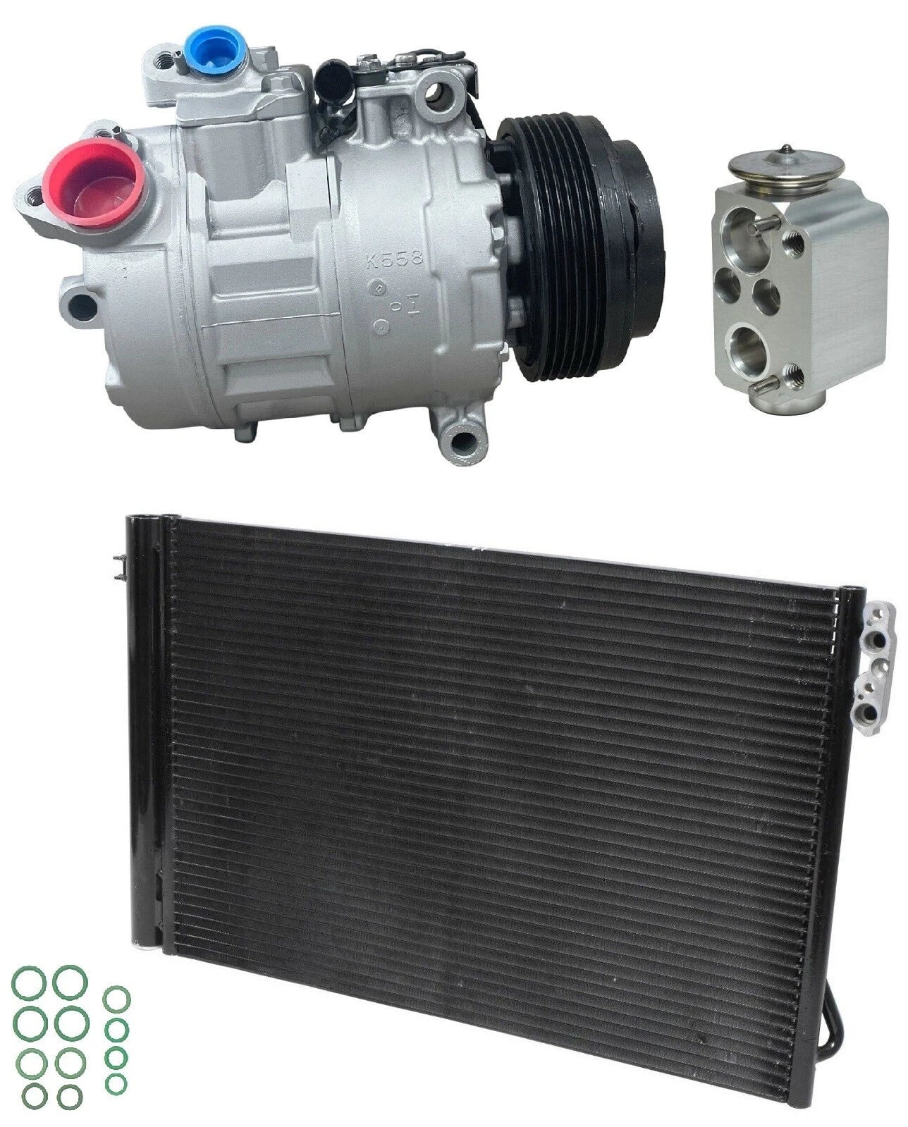 AC Compressor Kit with Condenser for BMW 328i 3.0L (2012–2013)