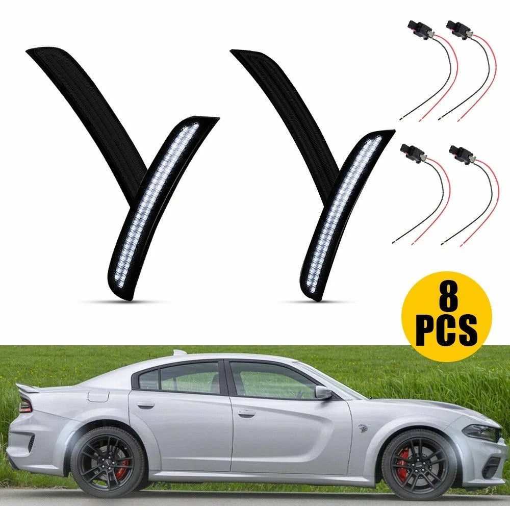 LED Side Marker Light with Wiring Harness for Dodge Charger (2015–2022)