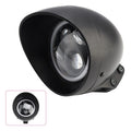 5.75" Motorcycle Spotlight Headlight Fog 4-Bulbs Black for Motorcycle Scooter