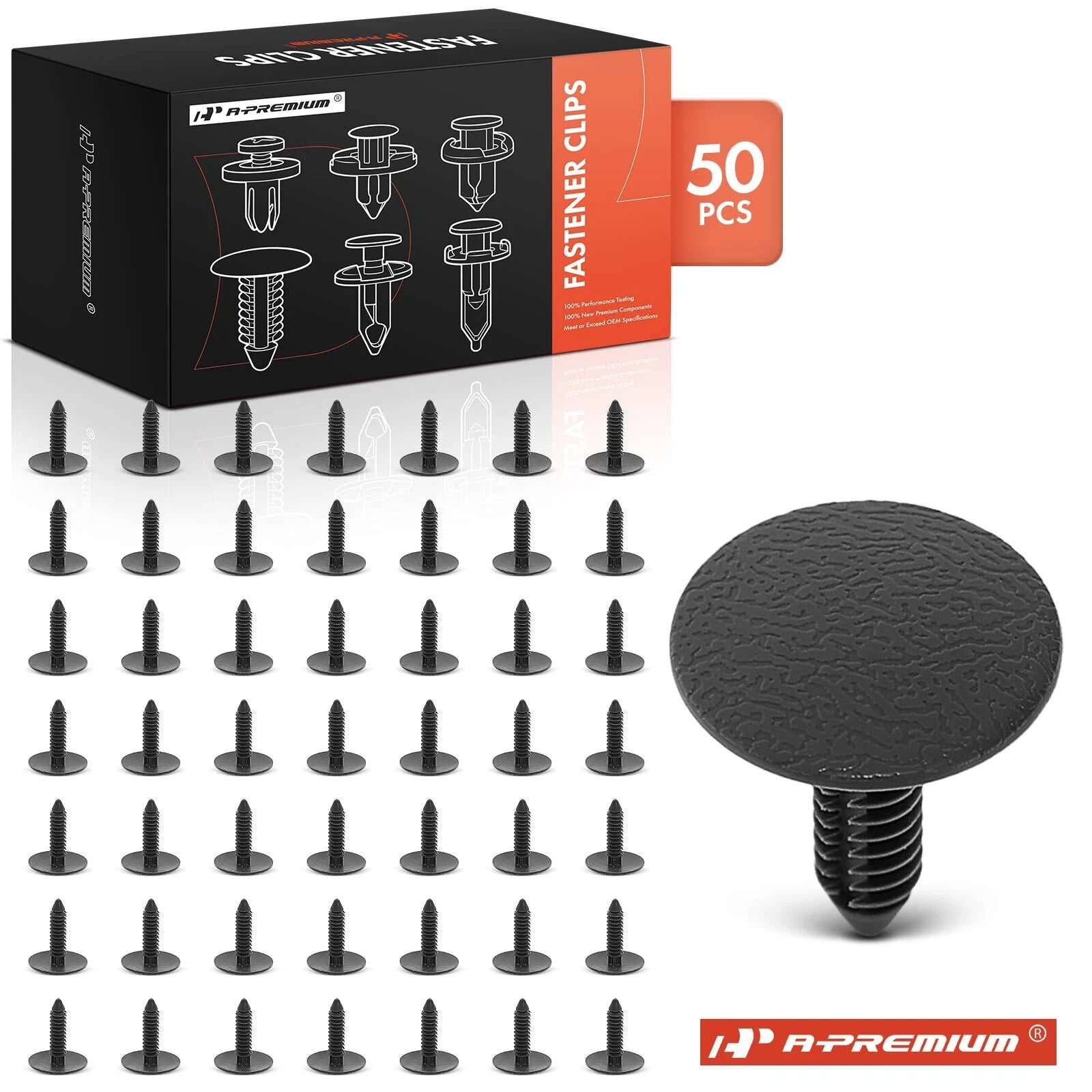 Set of 50 Nylon Headlining Trim Panel Retainer Clips for Various Models