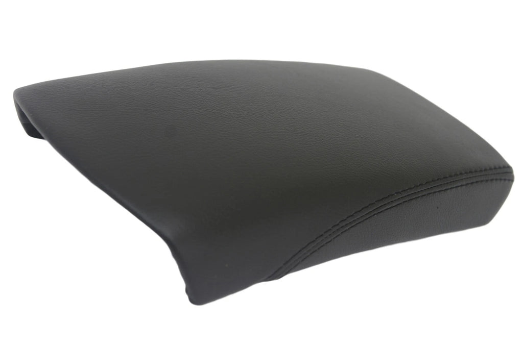 Center Console Armrest Cover for Nissan Rogue (2014–2017) Black Leather