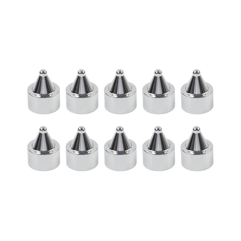 10X Head Bolt Cover Spike Caps for Harley Road King Dyna