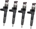 Set of 4 Common Rail Injectors 1J770-53050 1J770-53070 for Kubota V3307 (2010–2023)