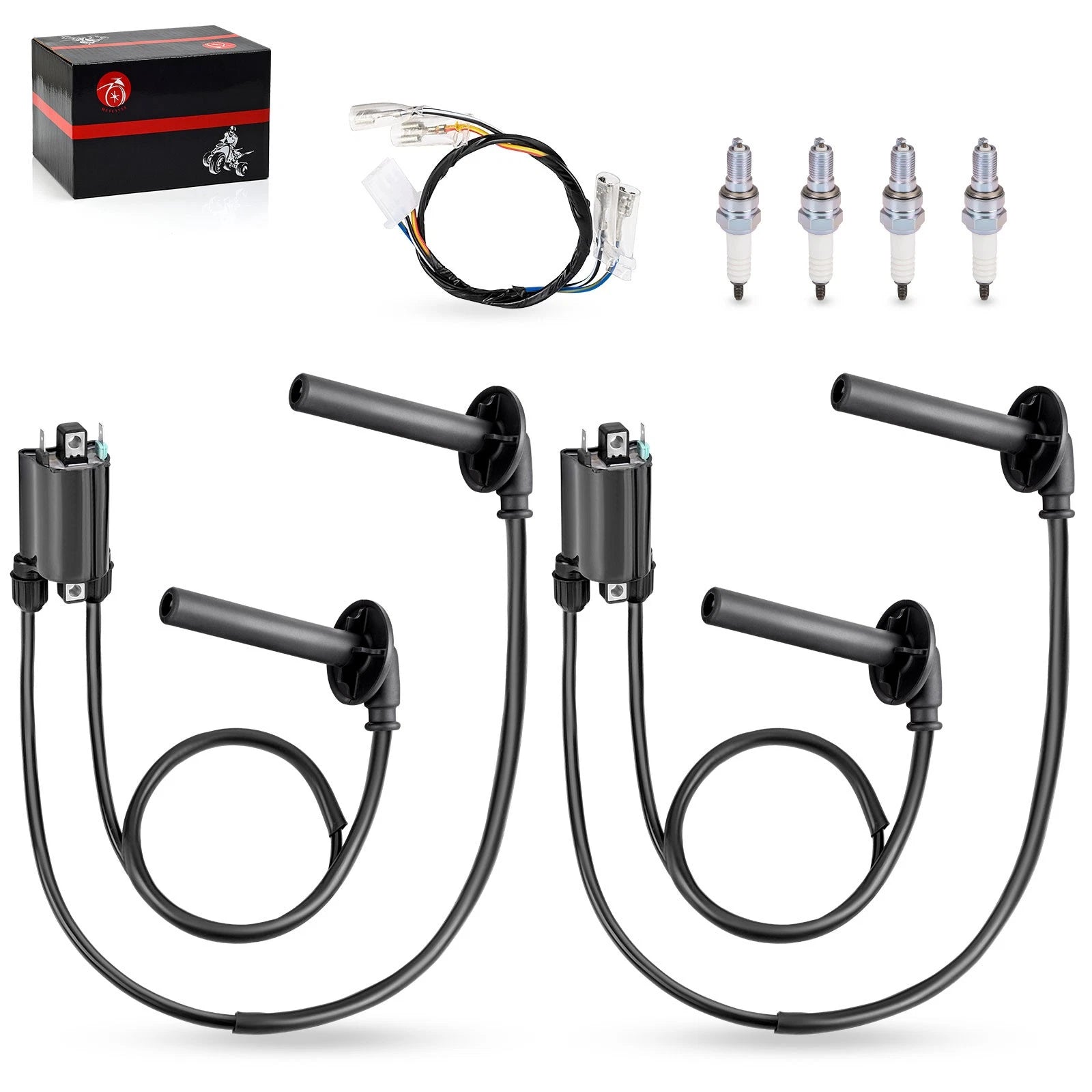 Ignition Coil Spark Plug Set for Honda ST1100 (1991–2003)
