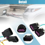 Set of 4 Trailer Wiring Harness 4-Pin for GMC Terrain (2010–2012) 56094