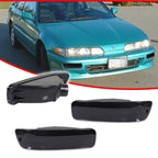 Smoke Front Bumper Turn Signal Lights for Acura Integra (1992–1993)