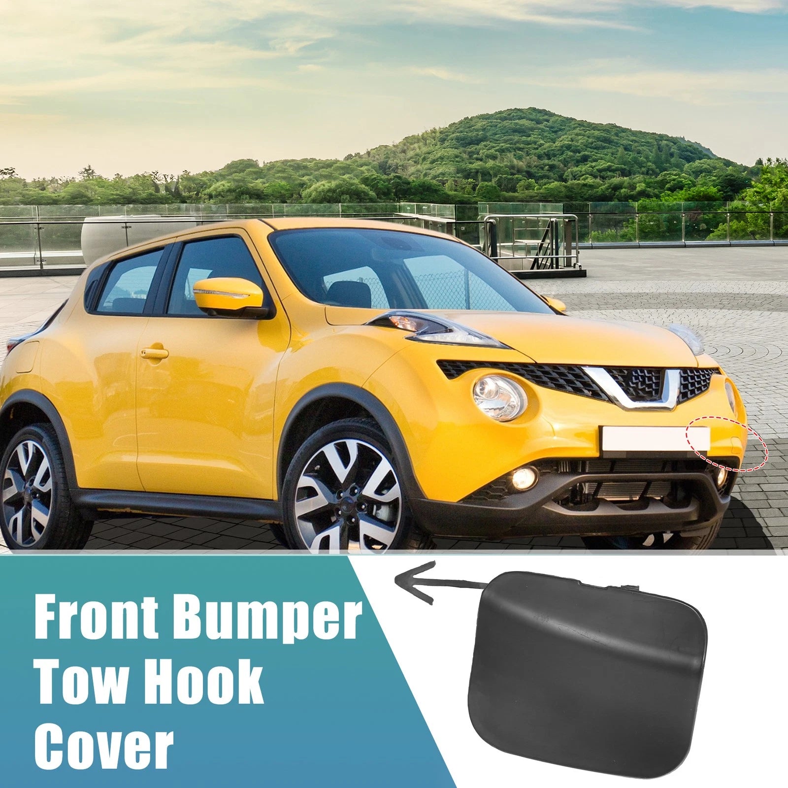 Tow Hook Cover for Nissan Juke (2011–2015) No. 622A01KA0A