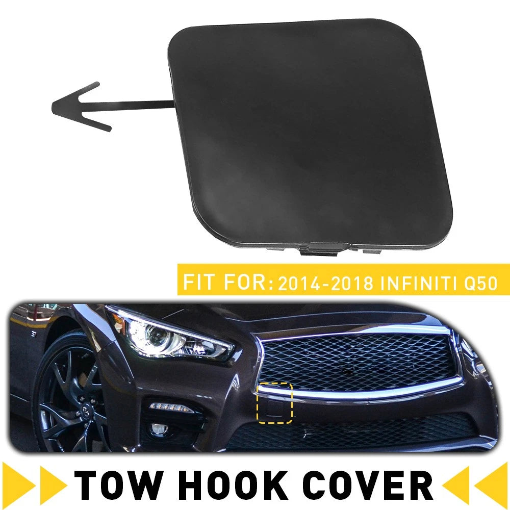 Tow Hook Eye Cover Cap for Infiniti Q50 (2014–2018) 622A1-4GA0A