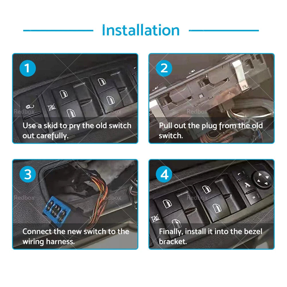 3X Power Window Switch for Kia Sportage Hyundai i45 Sonata Optima (2010–2015)