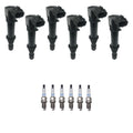 Set of 6 Ignition Coils & Denso Spark Plugs for Dakota Nitro (2005–2011)