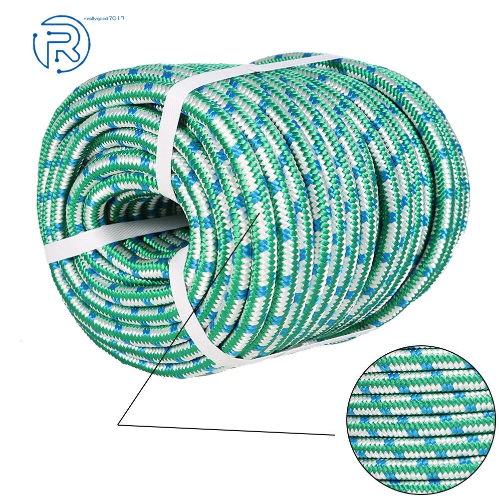 1/2" Braid Polyester Bull Rope for Arborist Rigging Work (150')