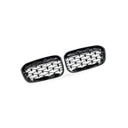 Grille for BMW 1 Series F20 F21 (2015–2017) Meteor Gloss Black Plated