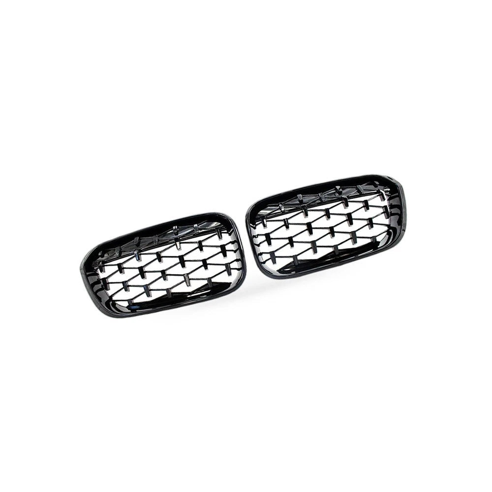 Grille for BMW 1 Series F20 F21 (2015–2017) Meteor Gloss Black Plated