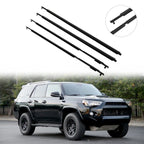 Set of 2 Front & Rear Window Scraper Seal Belt Weatherstrip for Toyota 4Runner (2010–2021)