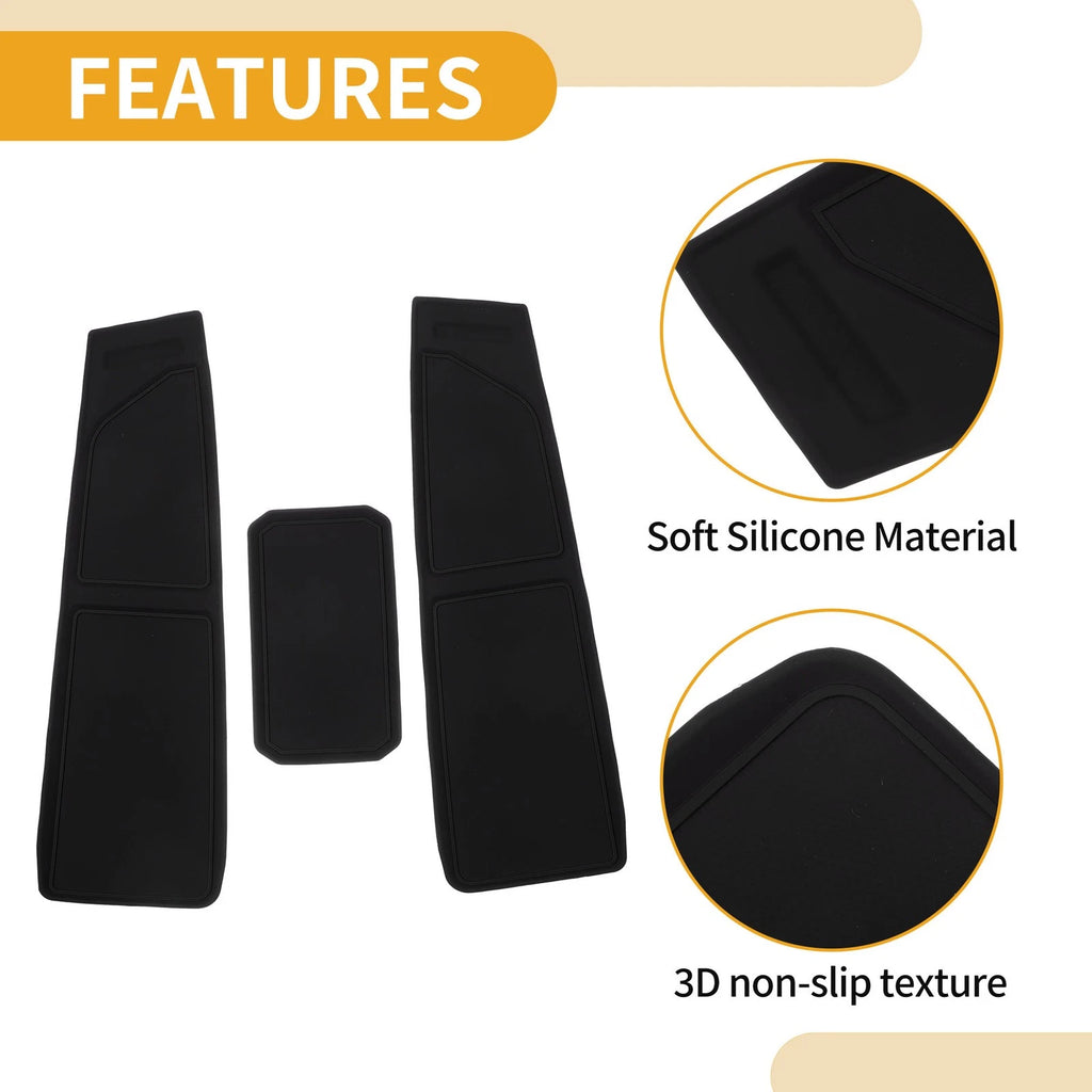 Dashboard Cover for Ford Bronco (2021–2024) Black Set of 1