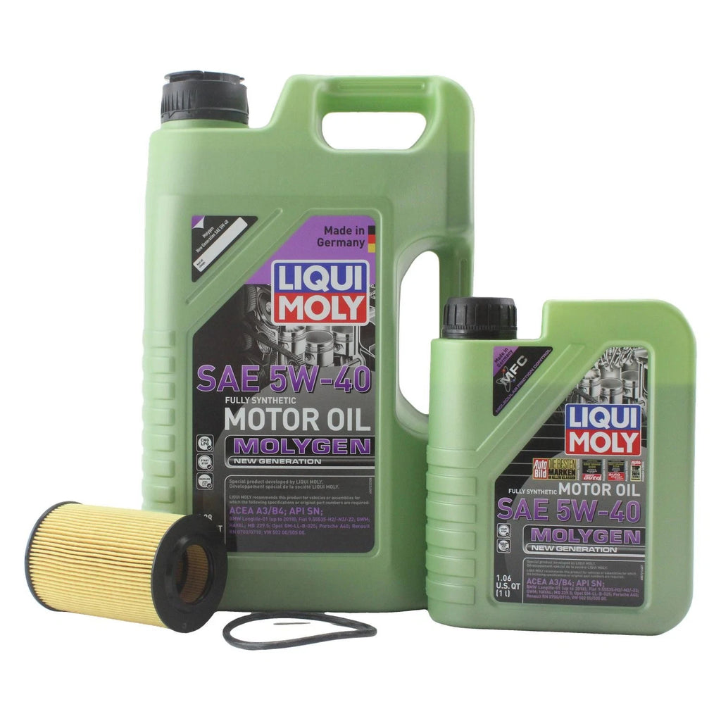 6L Liqui Moly Molygen 5W-40 Engine Oil Change Kit for Golf R (2015–2021)
