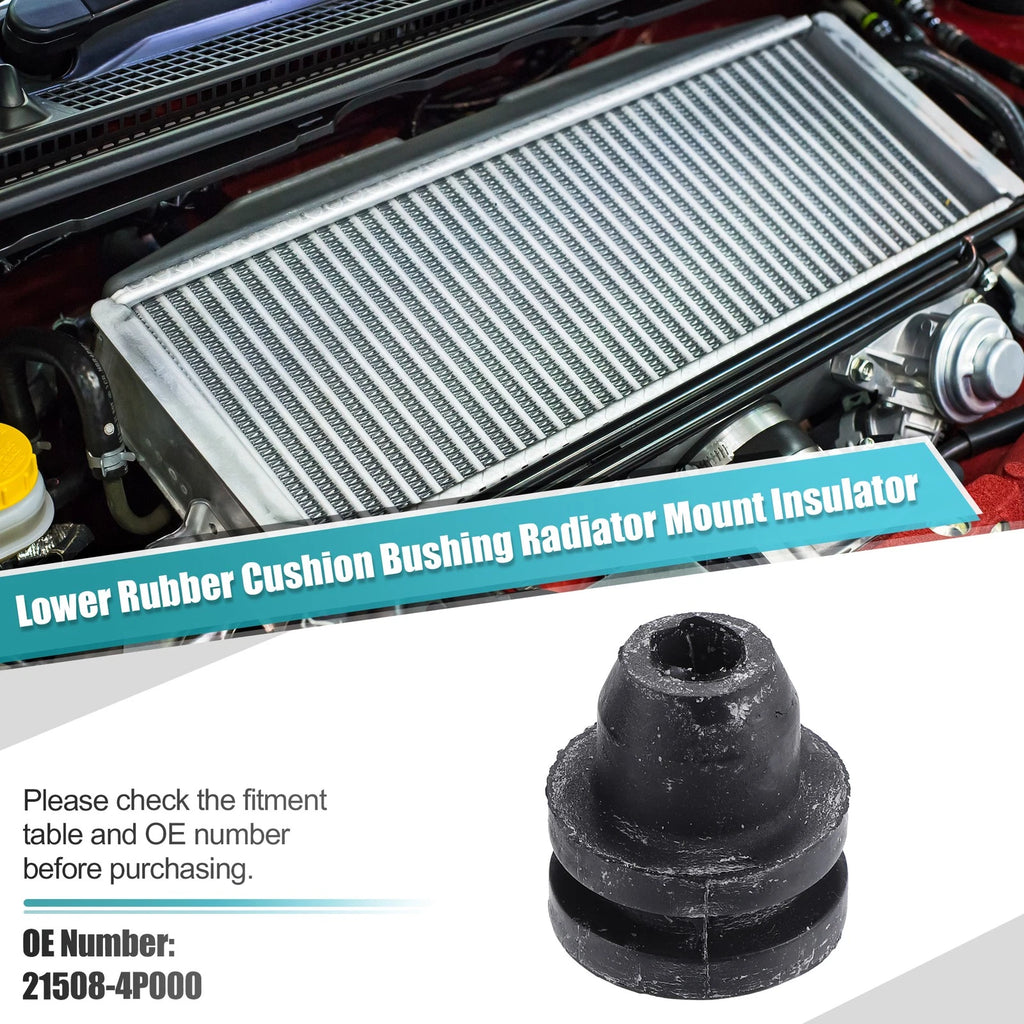 2X Lower Rubber Cushion Bushing for Nissan Frontier (1998–2015)