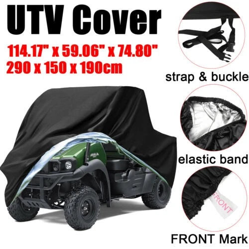 Universal Heavy Duty Waterproof UTV Cover for Side-by-Side (1)