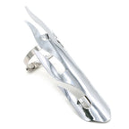 Muffler Pipe Heat Shield Cover for Motorcycle Chrome