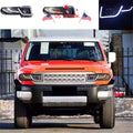 LED Halo Projector Headlights for Toyota FJ Cruiser (2007–2014)