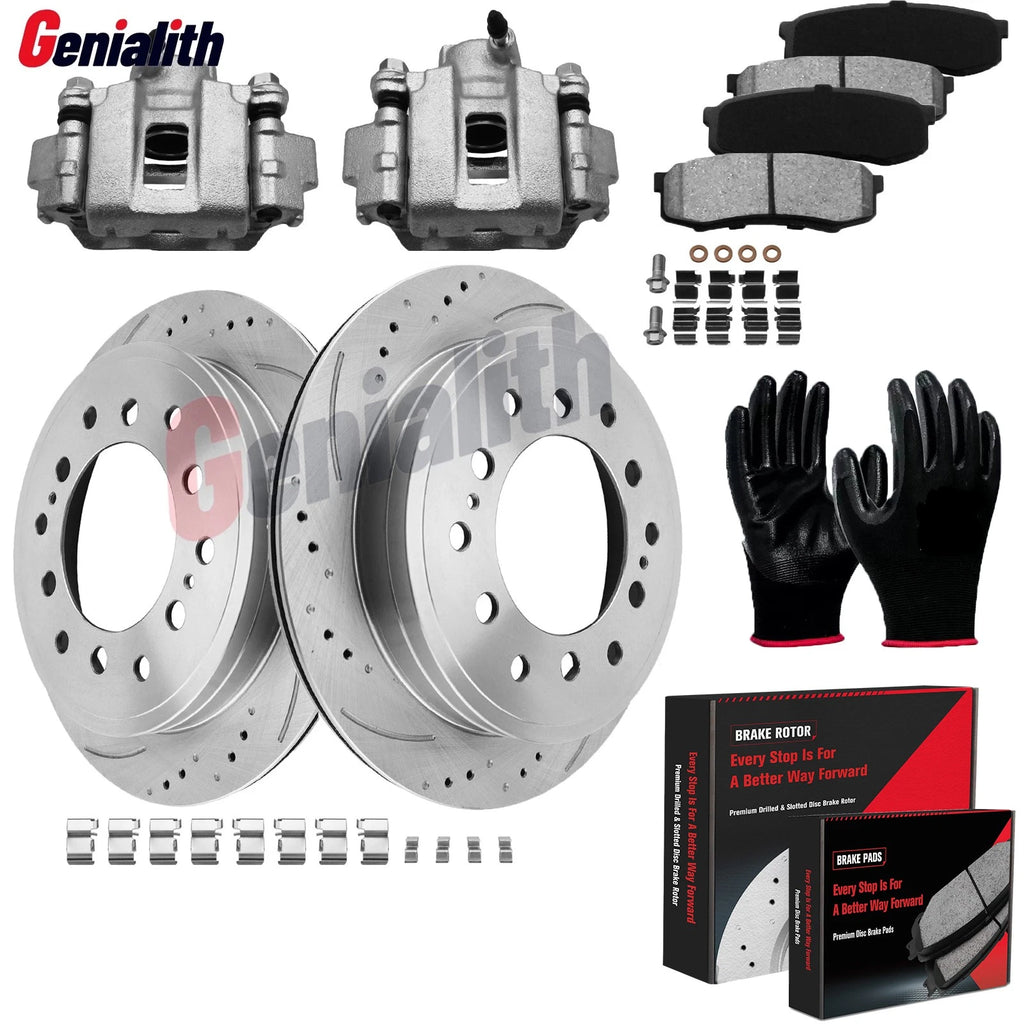 Rear Disc Brake Rotor Pads Caliper for Toyota FJ Cruiser (2007–2009)