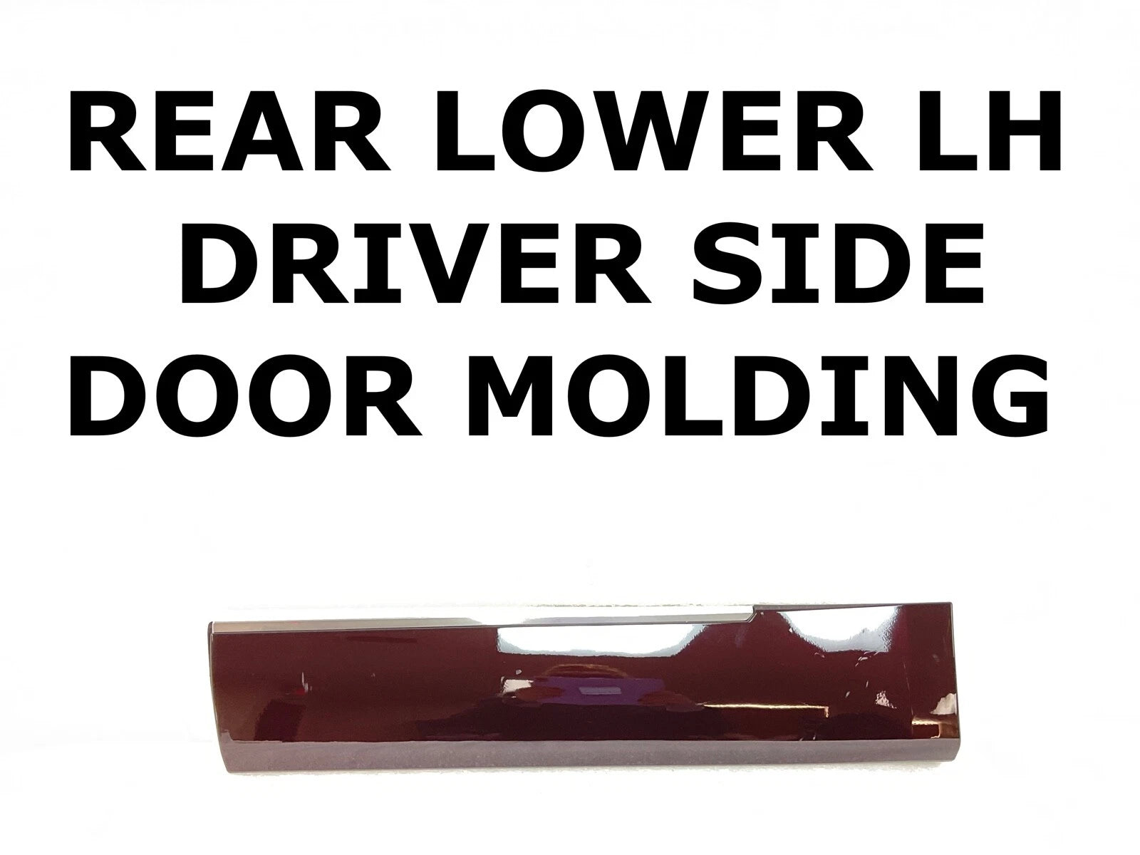 Rear Left Side Door Molding for Cadillac XT6 (2020–2022) 84825371 Garnet Metallic