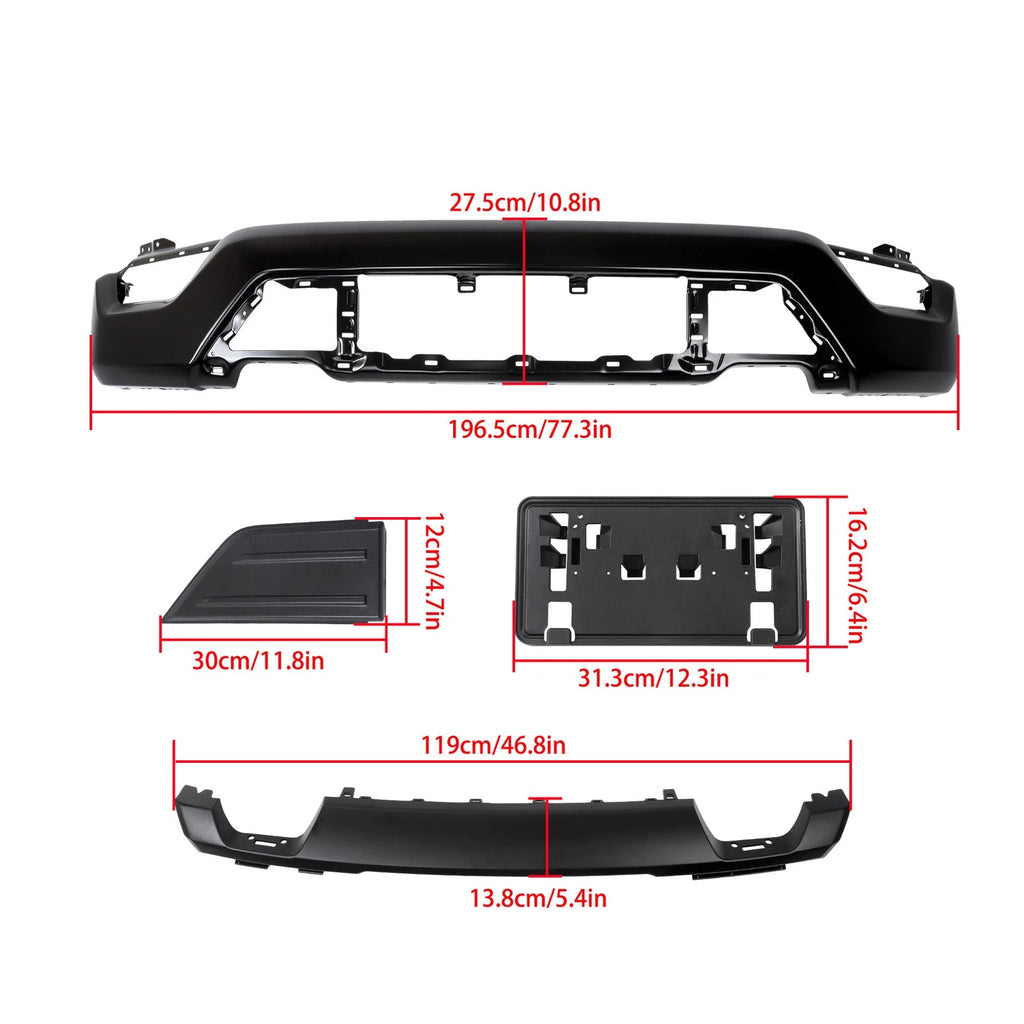 Front Bumper Face Bar Assembly for Ford F150 (2021-2023) 6pcs