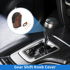 Gear Shift Knob Cover for Volkswagen Taos (2022–2023) Brown Carbon Fiber