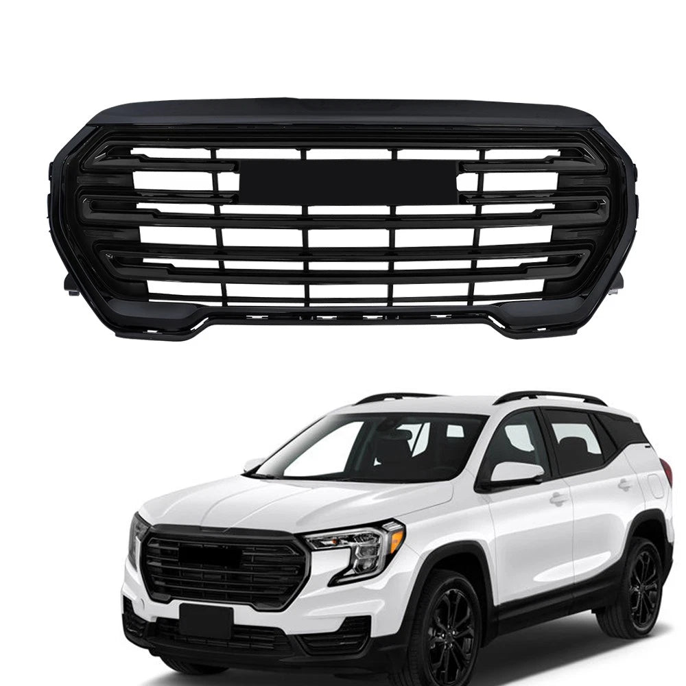 Front Upper Grille for GMC Terrain (2022-2023) Gloss Black