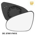 Left Side Heated Mirror Glass with Backing Plate 87961-F4010 for Toyota C-HR (2017–2023)