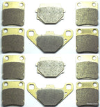 Set of 12 Front Rear Brake Pads for Suzuki LT-A 500 (2003–2007)