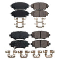 PowerStop Z17 Low-Dust Ceramic Brake Pads Kit for Mazda 3 (2014–2016)