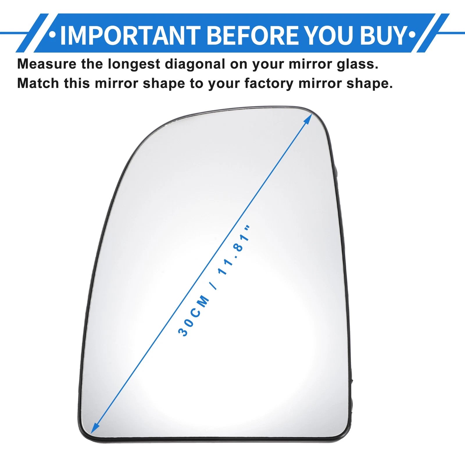 Heated Mirror Glass for Dodge Ram (2010–2018)