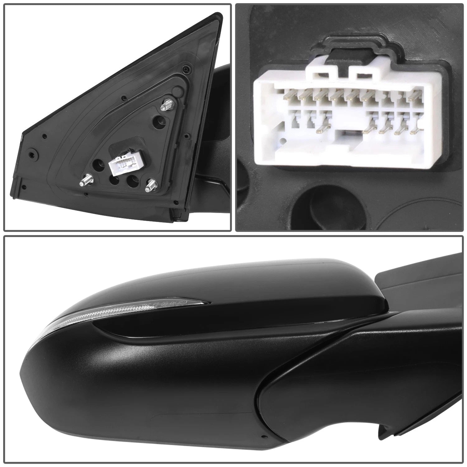 Heated Turn Signal Memory Side Door Mirror Right for Elantra (2019–2020)