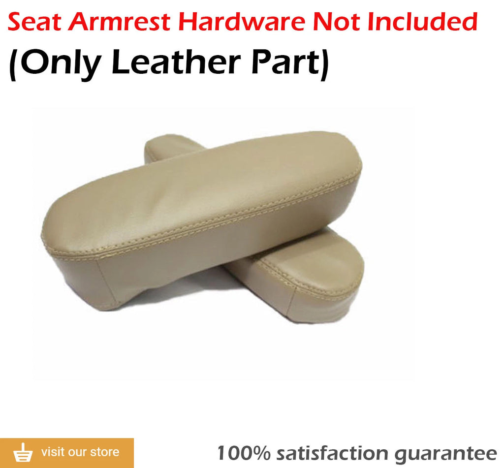 Front Seat Armrest Cover for Honda Odyssey (2005–2010) Beige Leather Synthetic